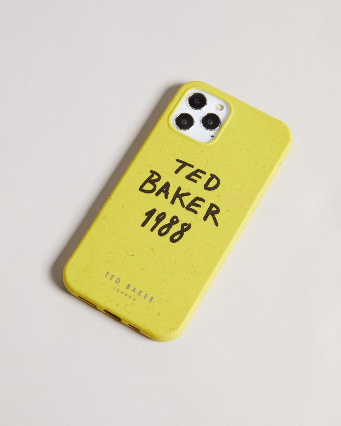 Coque Ted Baker 1988 Biodegradable iPhone 12 And 12 Pro Vert Homme | CUD-24809169